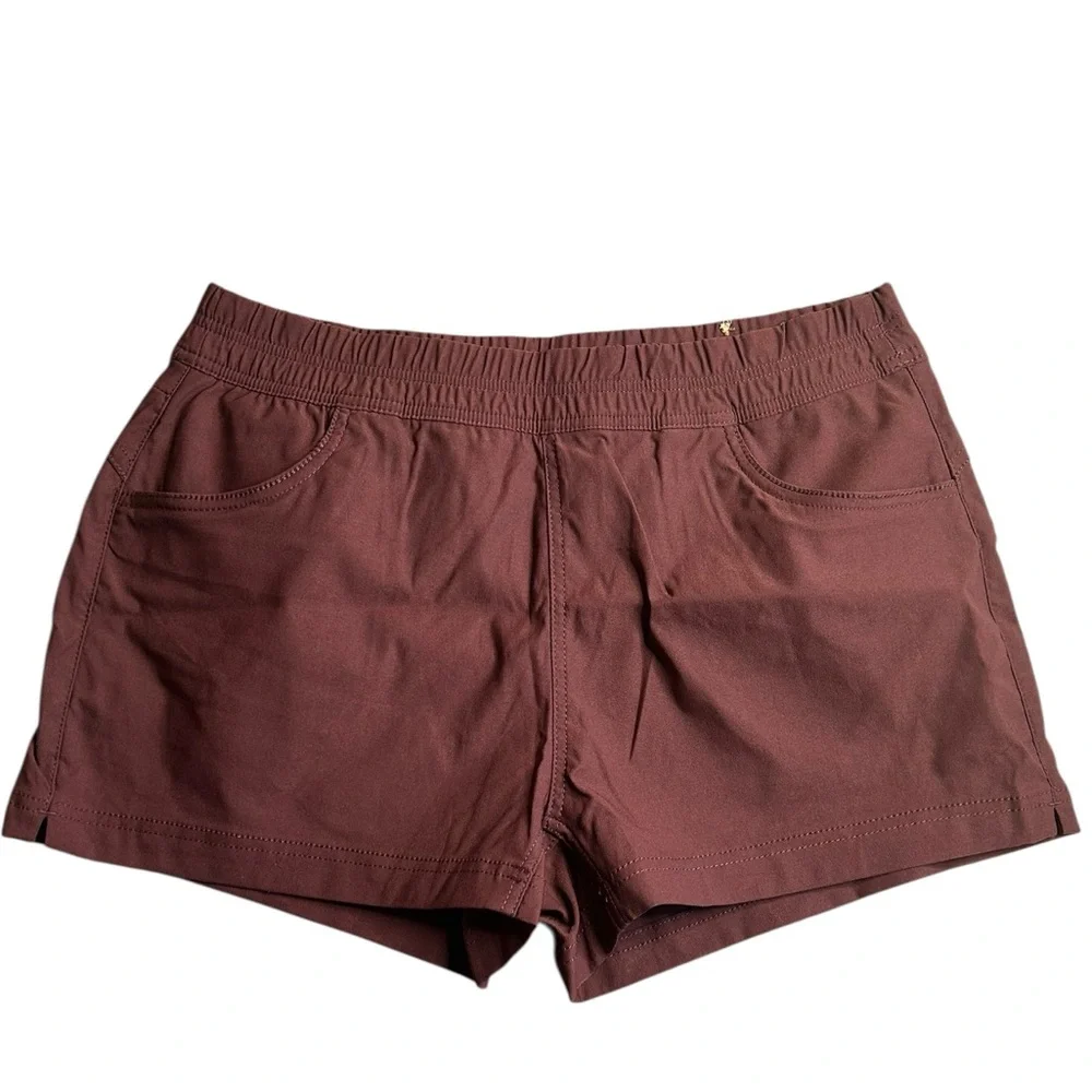 New Prana‎ Women’s Halle E-Waist Short II Size 14 inseam 3”